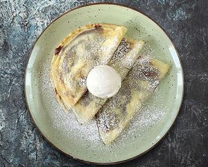 italian chocolate pancakes