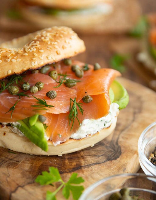 Smoked Trout Bagel